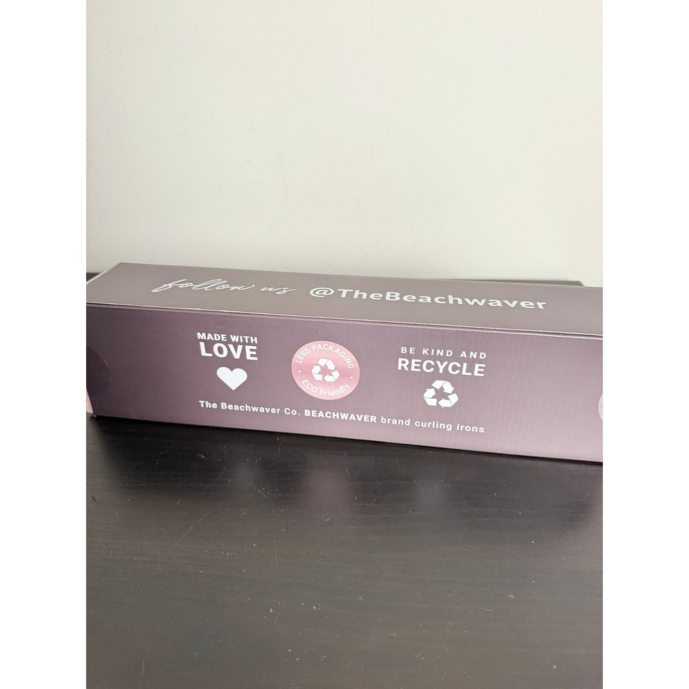 Beachwaver 3B Waver Triple Barrel Hair Curler Midnight Rose Pink Ceramic NEW - Picture 2 of 5